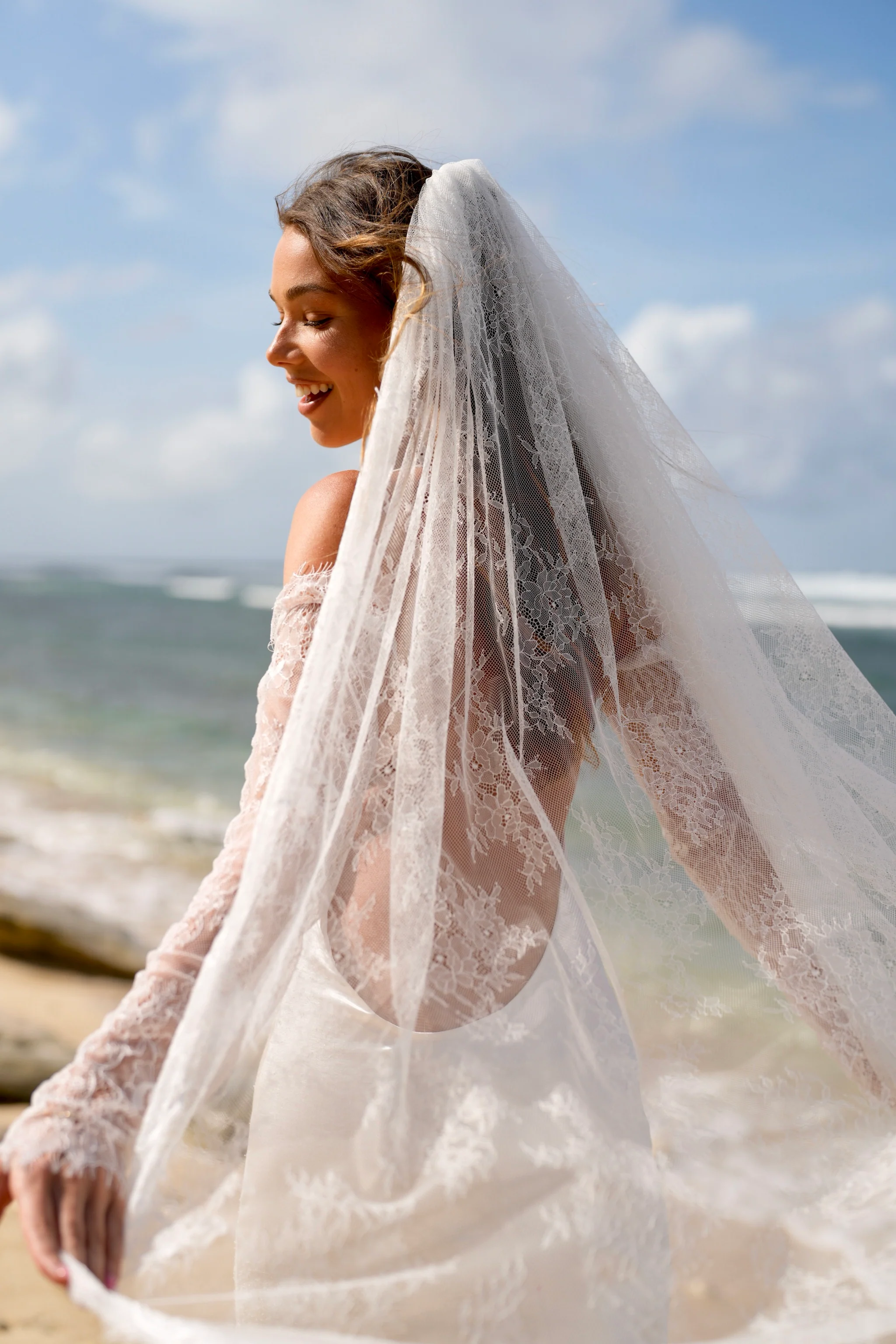 Garden Wedding Veil | Soft and Natural Styles - Calily Bridal